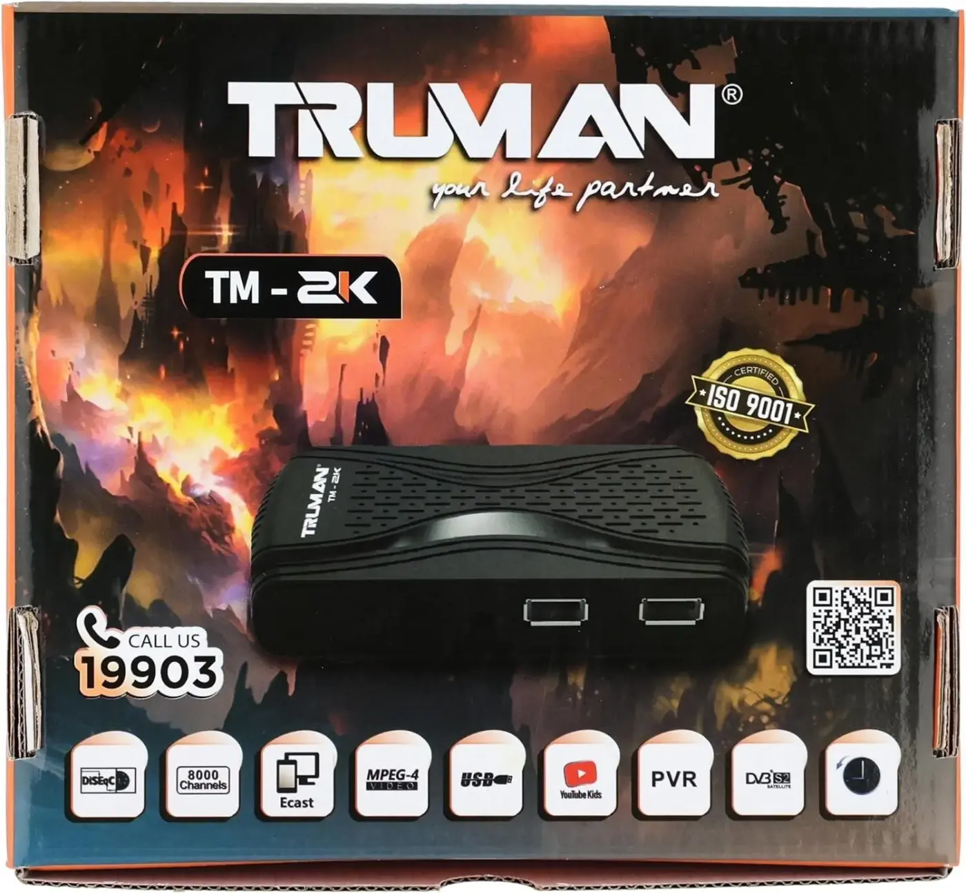 Truman Mini HD Receiver, Black - TM 2K