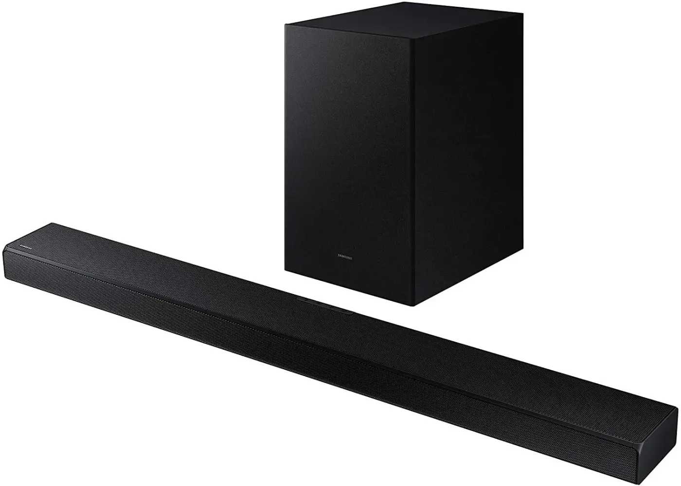 Samsung Sound Bar 200 Watt, Wireless Subwoofer, Bluetooth, USB, Dolby Digital, Black - HW-A450