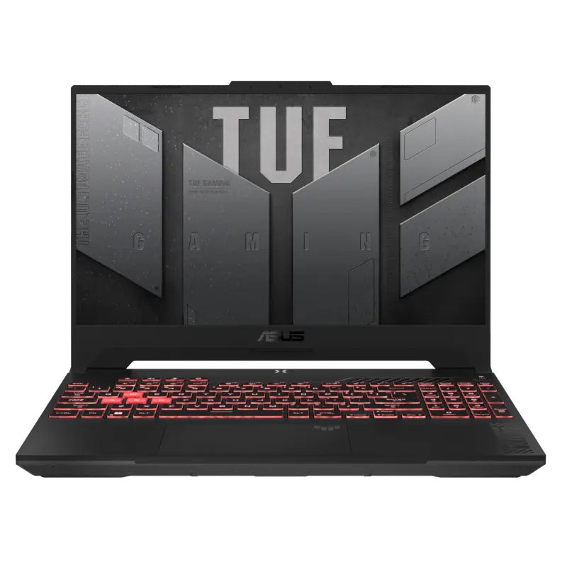 ASUS TUF A15 FA507NU-LP125W Gaming Laptop, AMD Ryzen 5 7535HS Processor, 15.6 Inch FHD Display, 512GB SSD, 8GB RAM DDR5, NVIDIA GeForce RTX 4050 6GB Graphics, Win11 Home, Grey - 90NR0EB8-M00AX0