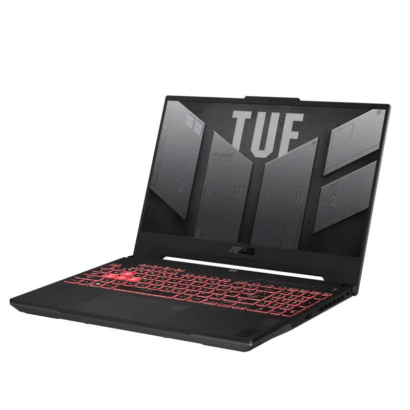 ASUS TUF A15 FA507NU-LP125W Gaming Laptop, AMD Ryzen 5 7535HS Processor, 15.6 Inch FHD Display, 512GB SSD, 8GB RAM DDR5, NVIDIA GeForce RTX 4050 6GB Graphics, Win11 Home, Grey - 90NR0EB8-M00AX0