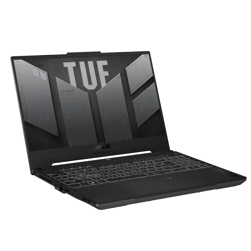 ASUS TUF A15 FA507NU-LP125W Gaming Laptop, AMD Ryzen 5 7535HS Processor, 15.6 Inch FHD Display, 512GB SSD, 8GB RAM DDR5, NVIDIA GeForce RTX 4050 6GB Graphics, Win11 Home, Grey - 90NR0EB8-M00AX0