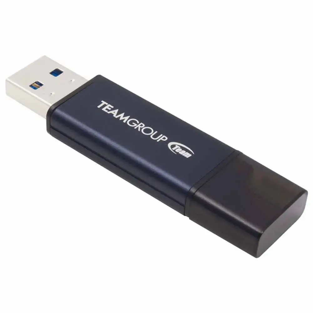 TeamGroup LED USB 3.2 Flash Drive, 32GB, Blue - C211