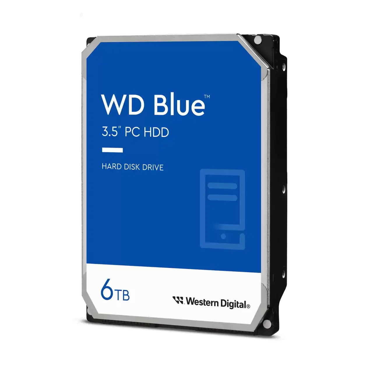 Western Digital Internal Hard Drive HDD, 6TB, Blue - WD60EZRZ