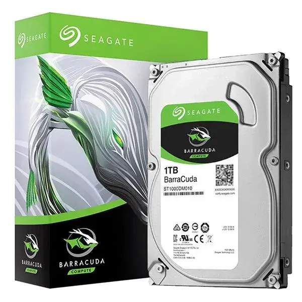 Seagate BarraCuda Internal Sata Hard Disk Drive, 3.5 Inch - 1TB