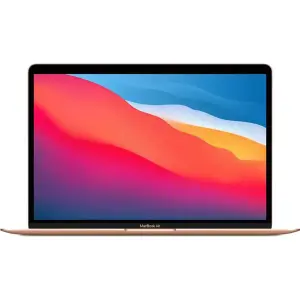 Apple Macbook Air Laptop, M1 Processor, 13 Inch, 256GB SSD, 8GB RAM, 7-Core GPU, Mac OS, Gold