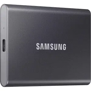 SAMSUNG T7 Portable External Solid State SSD Hard Drive, 1TB - MU-PC1T0R/AM