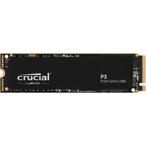 Crucial P3 3D Nand NVMe M.2 Internal Solid State Drive, 500GB - CT500P3SSD8